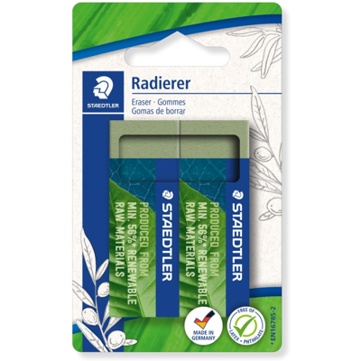 Staedtler Viskelær – Laget Av Naturlige Materialer (Sta52680bk2, 10 Eske) Staedtler Viskelær – Laget Av Naturlige Materialer (Sta52680bk2, 10 Eske)