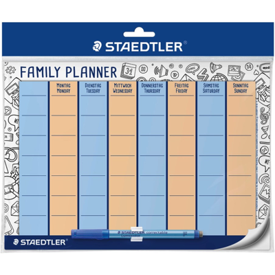 Staedtler Lumocolor Familieplanlegger – Gjenbrukbar, Selvklebende (Sta641fp, 10 Eske) Staedtler Lumocolor Familieplanlegger – Gjenbrukbar, Selvklebende (Sta641fp, 10 Eske)