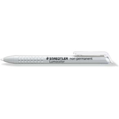 Staedtler Lumocolour Merkepenn – Vannoppløselig, Tørkes Av (Sta768n0, Hvit, 5 Eske) Hvit Staedtler Lumocolour Merkepenn – Vannoppløselig, Tørkes Av (Sta768n0, Hvit, 5 Eske) Hvit