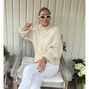 Y.A.S Yaszuma Ls Knit Pullover Beige (Størrelse: Xl)