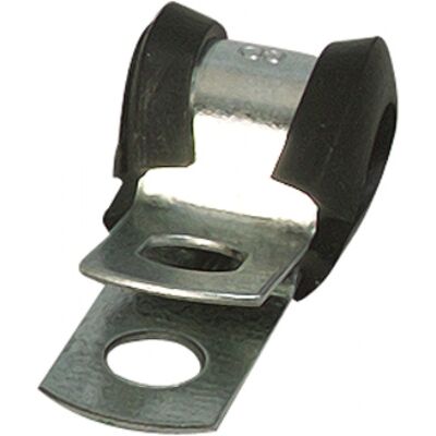 ALDE Klammer Ø10mm X 12 Mm. Galvanisert Og Gummiert ALDE Klammer Ø10mm X 12 Mm. Galvanisert Og Gummiert