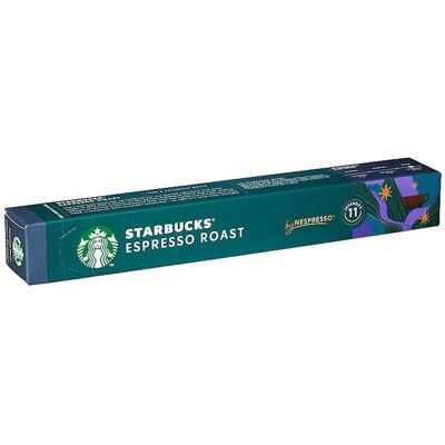 NESTLE NORGE Starbucks Espresso Roast X10 55g A 10 Kapsler NESTLE NORGE Starbucks Espresso Roast X10 55g A 10 Kapsler