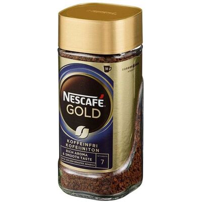 NESTLE NORGE Nescafe Gold Koffeinfri 100g NESTLE NORGE Nescafe Gold Koffeinfri 100g