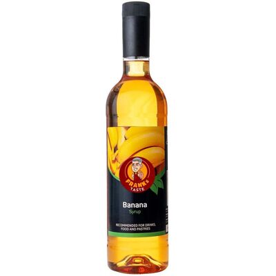 SSF Franks Taste - Banana Syrup 0,75 Liter SSF Franks Taste - Banana Syrup 0,75 Liter