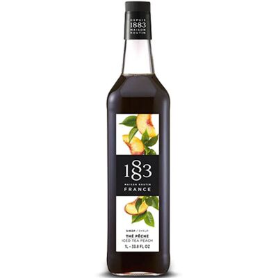 1883 Maison Routin - Iste Fersken 1l Glassflaske - Kaffe- Og Cocktailsirup 1883 Maison Routin - Iste Fersken 1l Glassflaske - Kaffe- Og Cocktailsirup