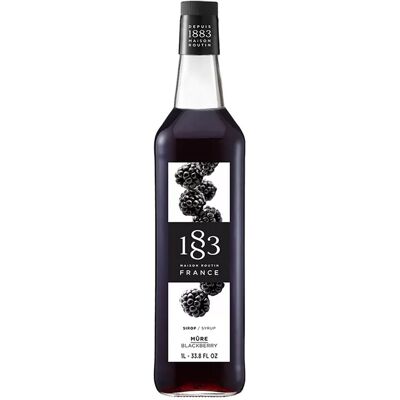 1883 Maison Routin - Bjørnebær 1l Glassflaske - Kaffe- Og Cocktailsirup 1883 Maison Routin - Bjørnebær 1l Glassflaske - Kaffe- Og Cocktailsirup