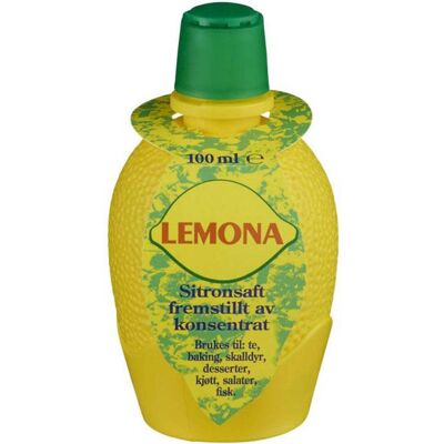 HAUGEN - GRUPPEN AS Sitronsaft 100ml Lemona 12 Flasker HAUGEN - GRUPPEN AS Sitronsaft 100ml Lemona 12 Flasker