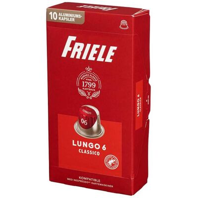 JDE RETAIL NORGE Friele Kaffekapsel Lungo 6 100stk JDE RETAIL NORGE Friele Kaffekapsel Lungo 6 100stk