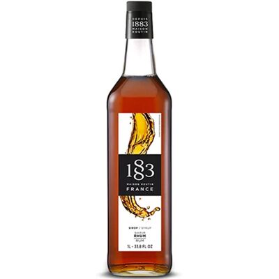 1883 Maison Routin - Rum 1l Glassflaske - Kaffe- Og Cocktailsirup 1883 Maison Routin - Rum 1l Glassflaske - Kaffe- Og Cocktailsirup