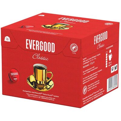 JOH. JOHANNSON KAFFE Evergood Classic Kapsel 16 Stk. 3 Pk À 16stk JOH. JOHANNSON KAFFE Evergood Classic Kapsel 16 Stk. 3 Pk À 16stk
