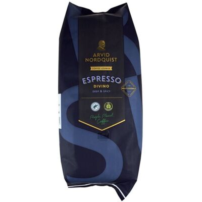 ARVID NORDQUIST NORGE Kaffe Espresso Devinio Bønner 1kg (Nero) ARVID NORDQUIST NORGE Kaffe Espresso Devinio Bønner 1kg (Nero)