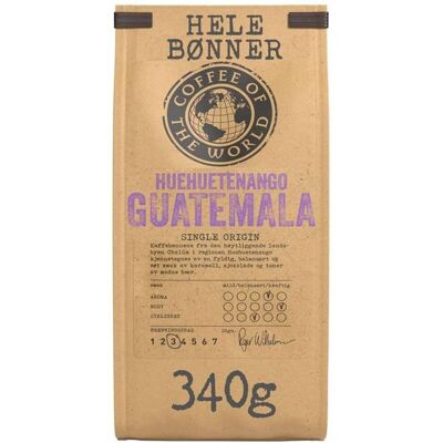JOH. JOHANNSON KAFFE Huehuetenango Guatemala Hele Bønner 340g JOH. JOHANNSON KAFFE Huehuetenango Guatemala Hele Bønner 340g