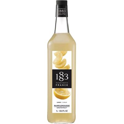 1883 Maison Routin - Grapefrukt 1l Glassflaske - Kaffe- Og Cocktailsirup 1883 Maison Routin - Grapefrukt 1l Glassflaske - Kaffe- Og Cocktailsirup
