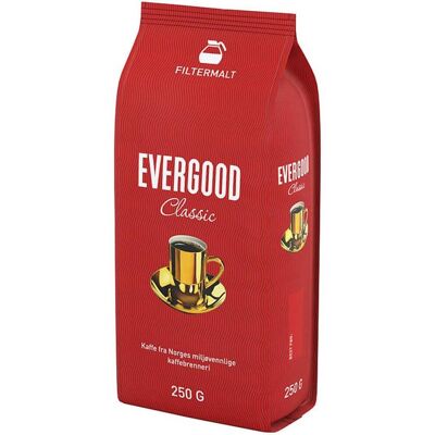 JOH. JOHANNSON KAFFE Evergood Classic Filtermalt 250g JOH. JOHANNSON KAFFE Evergood Classic Filtermalt 250g