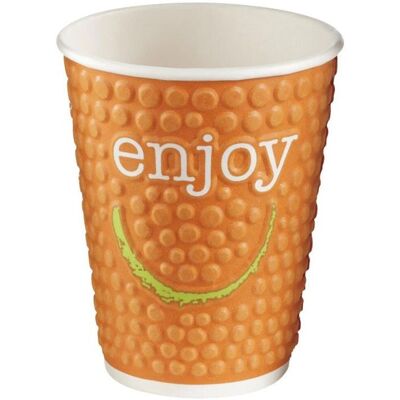 HUHTAMAKI FOODSERVICE NORDIC OY Kaffebeger Double Wall 25cl 37stk Enjoy A' 25 Poser (925 Kopper) HUHTAMAKI FOODSERVICE NORDIC OY Kaffebeger Double Wall 25cl 37stk Enjoy A' 25 Poser (925 Kopper)