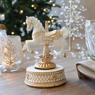 Noël Spilledåse Med Hest Fra Noël Spilledåse Med Hest Fra