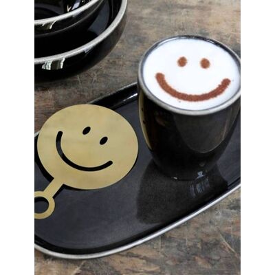 Kaffe Stencil Happy Smiley Kaffe Stencil Happy Smiley