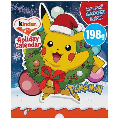 Kinder Sjokolade Pokemon Julekalender 198g Kinder Sjokolade Pokemon Julekalender 198g