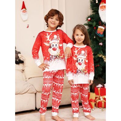 Julepyjamas Rudolf - Match Hele Familien - Barn (5 År - 110 Cm) Julepyjamas Rudolf - Match Hele Familien - Barn (5 År - 110 Cm)
