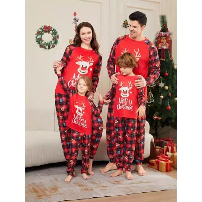 Julepyjamas Rudolf - Match Hele Familien - Barn (6 År - 116 Cm) Julepyjamas Rudolf - Match Hele Familien - Barn (6 År - 116 Cm)