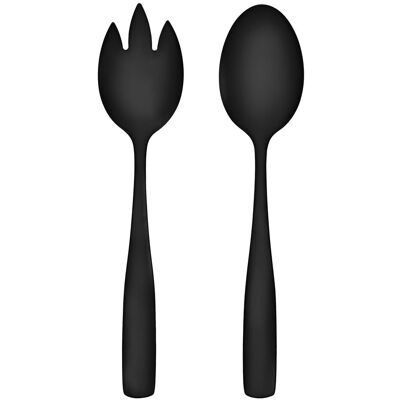 Salatbestikk 2 Deler Sort Salatbestikk 2 Deler Sort
