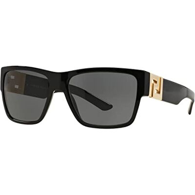 Versace Men's 0Ve4296 Gb1/87 59 Sunglasses, Black/Gray Versace Men's 0Ve4296 Gb1/87 59 Sunglasses, Black/Gray