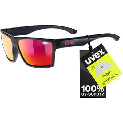 Uvex Unisex's 6 LGL 29 Glasses, Black Mat, One Size Uvex Unisex's 6 LGL 29 Glasses, Black Mat, One Size