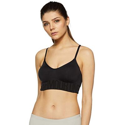 Under Armour Women's Seamlesolid Sport Bra Black, X-Small Under Armour Women's Seamlesolid Sport Bra Black, X-Small