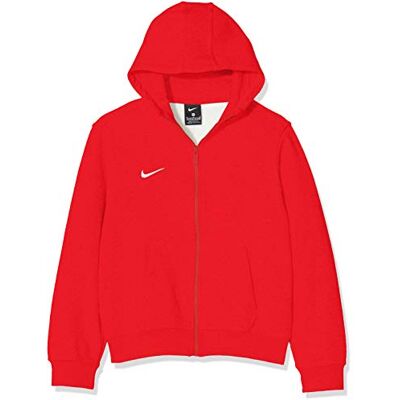 NIKE Team Club Children's Sweatshirt Full Zip, red, XS NIKE Team Club Children's Sweatshirt Full Zip, red, XS
