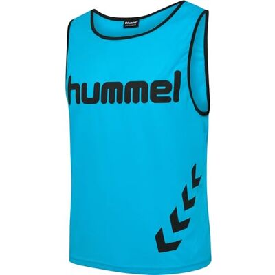 hummel Fundamental Training Children's Vest with Markings Blue, Junior hummel Fundamental Training Children's Vest with Markings Blue, Junior