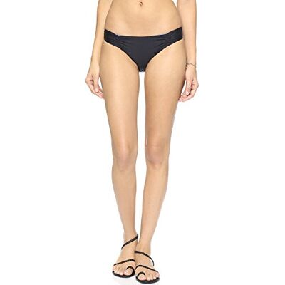 Splendid Women's Hamptons Solid Rev Retro Bikini Bottoms, Black (Black), 38 Splendid Women's Hamptons Solid Rev Retro Bikini Bottoms, Black (Black), 38