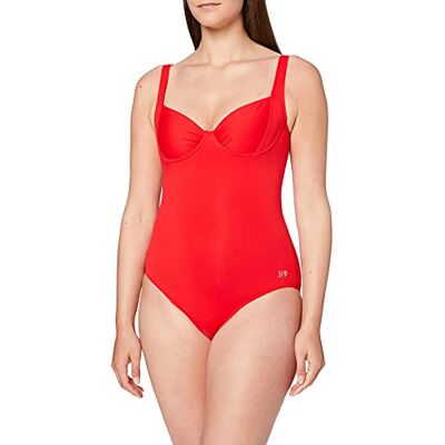 Haute Pression Women's Y1000 Plain Swimsuit, Red (Rouge), UK 16 (Manufacturer size: 44C) Haute Pression Women's Y1000 Plain Swimsuit, Red (Rouge), UK 16 (Manufacturer size: 44C)