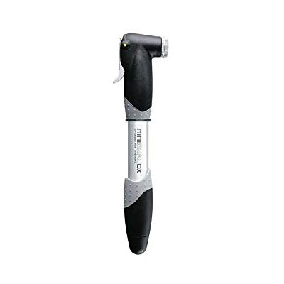 Topeak Dual DX Mini Pump with Smart Head Black/Silver Topeak Dual DX Mini Pump with Smart Head Black/Silver