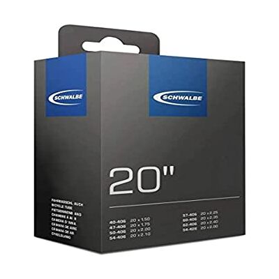 Schwalbe DV7 10415611 Bicycle Inner Tube 20 Inches Black Schwalbe DV7 10415611 Bicycle Inner Tube 20 Inches Black