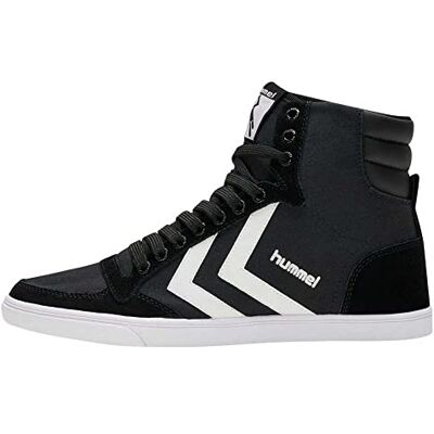 hummel Unisex Slimmer Stadil Tonal High Trainers, Black White Kh, 46 EU hummel Unisex Slimmer Stadil Tonal High Trainers, Black White Kh, 46 EU