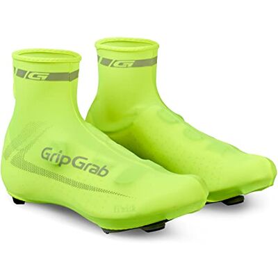 GripGrab RaceAero Lightweight Summer Racing Bike Shoe Covers Unisex Cycling Aero Overshoes / Gaiters for Time Trials and Cycling Races, yellow GripGrab RaceAero Lightweight Summer Racing Bike Shoe Covers Unisex Cycling Aero Overshoes / Gaiters for Time Trials and Cycling Races, yellow