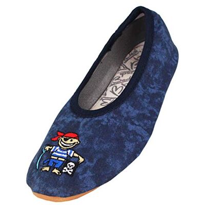 Beck Boys' Pirat Gymnastics Shoes, Blue (Dunkelblau), 6 UK Beck Boys' Pirat Gymnastics Shoes, Blue (Dunkelblau), 6 UK