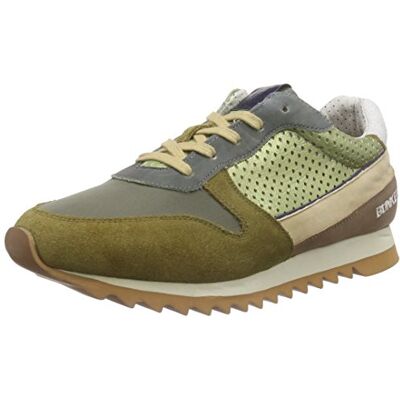 Bunker Men's Low-Top Trainers, Green Kaky, 42 EU Bunker Men's Low-Top Trainers, Green Kaky, 42 EU