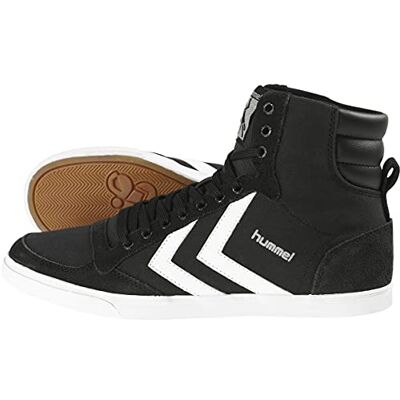 hummel Unisex Slimmer Stadil Tonal High Trainers, Black White Kh, 37 eu hummel Unisex Slimmer Stadil Tonal High Trainers, Black White Kh, 37 eu