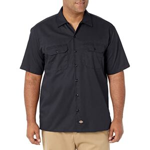 Dickies Men's Work Shirt Casual Shirt Short Sleeves (Work Shirt Short Sleeved) Black (Black Bk), size: l Dickies Men's Work Shirt Casual Shirt Short Sleeves (Work Shirt Short Sleeved) Black (Black Bk), size: l