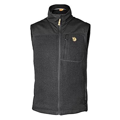 Fjällräven Men's Buck Fleece Waistcoat, Graphite, M Fjällräven Men's Buck Fleece Waistcoat, Graphite, M