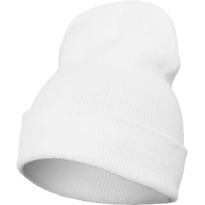 Flexfit Flex fit Hat Heavyweight Long Beanie White white Size:One Size Flexfit Flex fit Hat Heavyweight Long Beanie White white Size:One Size