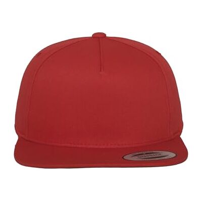 Flexfit Flex fit Classic 5-Panel Snapback Cap Hat, Unisex, Mütze Classic 5 Panel Snapback, red, One Size Flexfit Flex fit Classic 5-Panel Snapback Cap Hat, Unisex, Mütze Classic 5 Panel Snapback, red, One Size