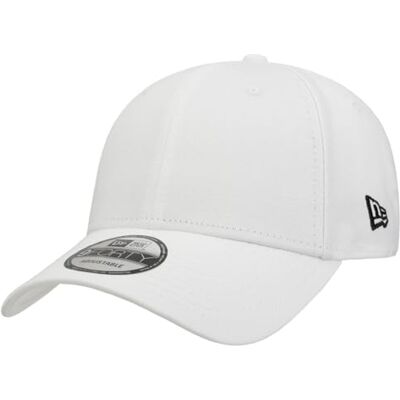 New Era Men's NE Basic 9FORTY WHIBLK Baseball Cap, Blanc (Open White), One Size New Era Men's NE Basic 9FORTY WHIBLK Baseball Cap, Blanc (Open White), One Size