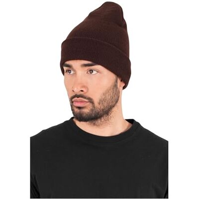 Flexfit Flex fit Hat Heavyweight Long Beanie Brown brown Size:One Size Flexfit Flex fit Hat Heavyweight Long Beanie Brown brown Size:One Size