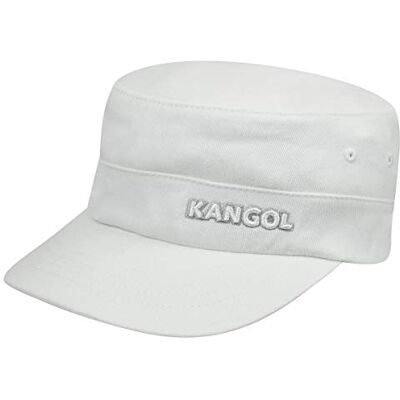 Kangol Unisex Cotton Twill Army Cap Baseball Cap, White, Small (Manufacturer Size:Small/Medium) Kangol Unisex Cotton Twill Army Cap Baseball Cap, White, Small (Manufacturer Size:Small/Medium)