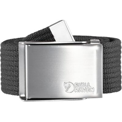 Fjällräven Fjallraven Men's's Canvas Belt, Dark Grey, One Size Fjällräven Fjallraven Men's's Canvas Belt, Dark Grey, One Size