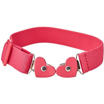 Playshoes Elastic Belt Heart Clip Unisex Children's Pink Heart 74-110 Playshoes Elastic Belt Heart Clip Unisex Children's Pink Heart 74-110