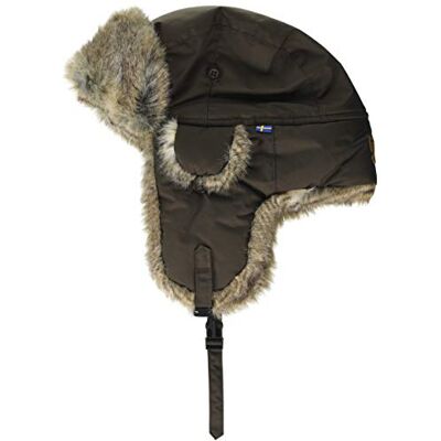 Fjällräven Värm Land Heater Winter Hat, Unisex, Värmland Heater, dark olive, S Fjällräven Värm Land Heater Winter Hat, Unisex, Värmland Heater, dark olive, S