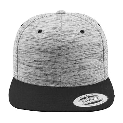 Flexfit Flex fit Hat Stripes Mixed Crown Snapback Cap – Blk/Gry One Size 6089SC Flexfit Flex fit Hat Stripes Mixed Crown Snapback Cap – Blk/Gry One Size 6089SC